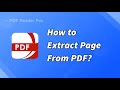 How to Extract Pages from PDF on Mac?|PDF Reader Pro