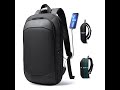 Men's Laptop Business Backpack Expandable Travel Bag Waterproof USB Charging Office 17 Inch
