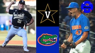 #2 Vanderbilt v #14 Florida Highlights (Leiter v Mace, Crazy Game) | 2021 College Baseball Highlight