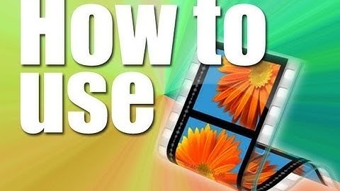HOW TO USE MOVIE MAKER | CHANGE THE FORMAT ON WINDOWS MOVIE MAKER