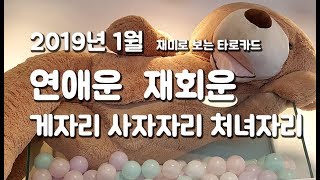 2019년 1월 연애운 재회운 (게자리, 사자자리, 처녀자리) / 타로카드운세