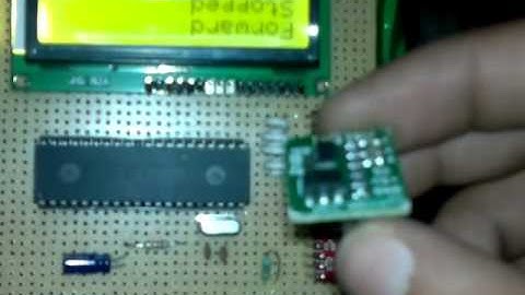 Wireless Gesture Controlled Robot using 8051