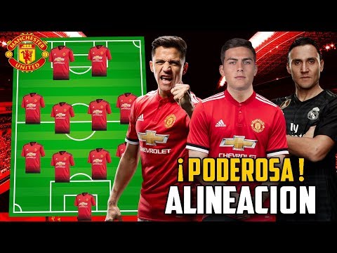 alineacion de manchester united