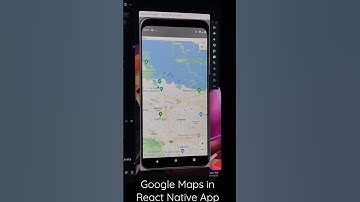 Google Maps Integration in React Native App #coding #reactnative #shorts