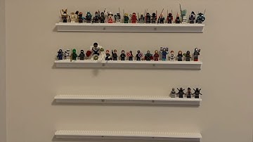 Lego Minifigure DIY Display Shelf Build