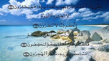 سورة المؤمنون  * قالون * قنيوه