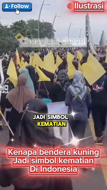 Kenapa bendera kuning jadi simbol kematian di Indonesia #trending #budaya #modern #shortvidio