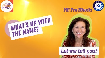 What is Up With The Name? DIG YOUR PHOTOS! Print Photo Organizing Kit?