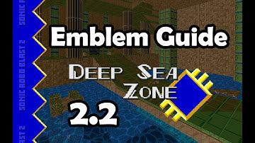 SRB2 Emblem Locations - Deep Sea Zone (2.2)
