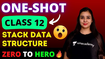 Computer Science | Stack Data Structure | One Shot | Class 12 Lovejeet Arora