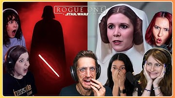 Darth Vader Hallway & Princess Leia Reveal 😲 Rogue One: A Star Wars Story Movie Reaction Compilation
