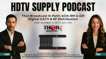 Thor Broadcast H-Petit-6CH-RM 6-CH Digital CATV & RF Distribution