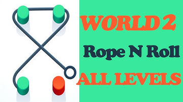 Rope n Roll World 2 All 45 Levels Walkthrough
