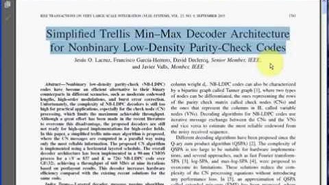 Simplified Trellis Min–Max Decoder Architecture for Nonbinary Low-Density Parity-Check Codes