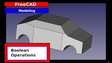 FreeCAD Boolean Operations in Part Design.