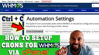 how to setup crons for whmcs within cpanel? [step by step]☑️