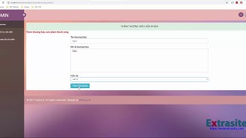 Bài 18 : Lập trình website bán hàng bằng Laravel - Hiệu sản phẩm #2