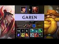 Garen Mid vs Gragas - EUW Grandmaster Patch 25.21