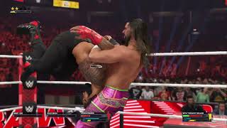 WWE 2k24 | Reigns vs. Rollins | RAW | Gameplay