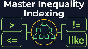 Master Inequality Indexing: SQL tuning