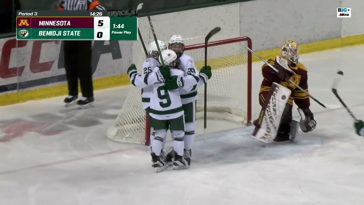Bemidji State Women's Hockey Highlights vs Minnesota (Jan. 16, 2026)