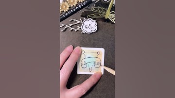 Zentangle Pattern Tangle #NEIJUAN 禪繞畫入門 禪繞圖樣 (N.1965) how to draw by Eva Wu #bijou #shorts