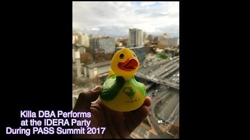 Killa DBA performs at IDERA party during PASS Summit 2017
