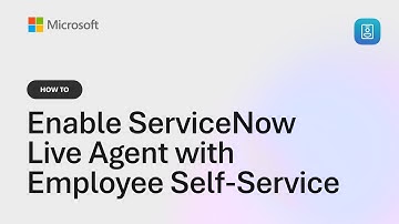 Enabling ServiceNow Live Agent in Employee Self-Service
