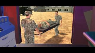 US Army Transporter Rescue Ambulance Driving Games screenshot 5