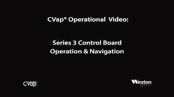 Series 3 Control Board Navigation & Operation
