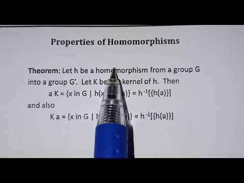 Video: Kas morfism on homomorfism?