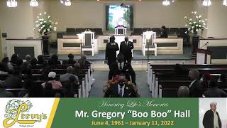 Mr. Gregory "Boo Boo" Hall - January 19 2022 - Leevy's Funeral Home