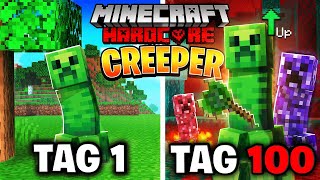 Ich überlebe 100 Tage Minecraft Hardcore als CREEPER!