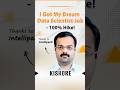 How Kishore Landed His Dream Data Science Job | Intellipaat Success Story