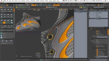 Modo Footwear Design - Lesson 7: 4. Building the Saddle Curve