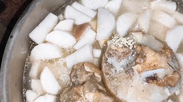 Video 258 - CANH CỦ CẢI TRẮNG NẤU VỚI XƯƠNG HẦM