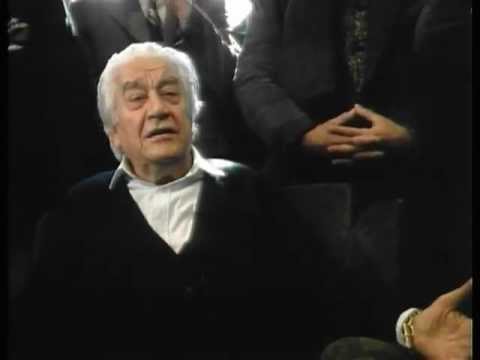 Sergiu Celibidache - Aveti cu totii o enorma vina!!!