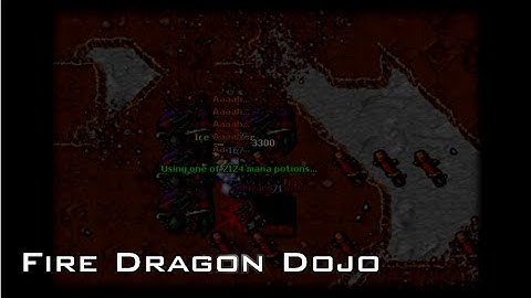 [TIBIA] [HD] Ice Crambler Lizard Chosens - Zao Fire Dragon Dojo