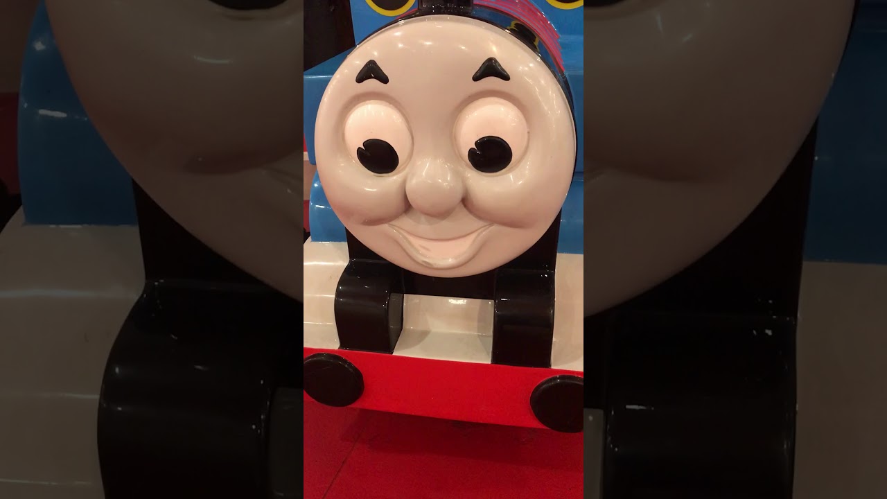 Thomas kiddie ride, so exciting! - YouTube