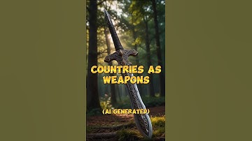 AI Depicts Countries As Weapons! #ai #aiart #country #shorts