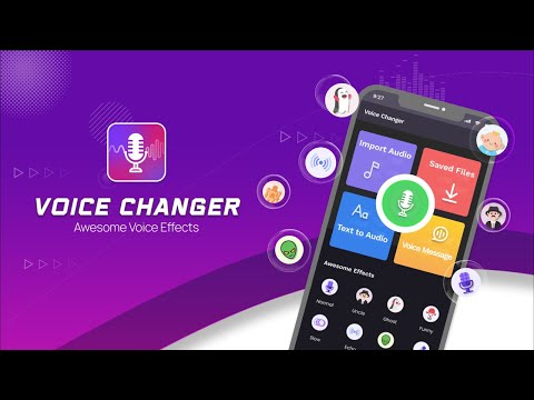 Voice Changer e efeitos sonoros