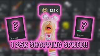 125K ROBUX SHOPPING SPREE! || yunsmm2