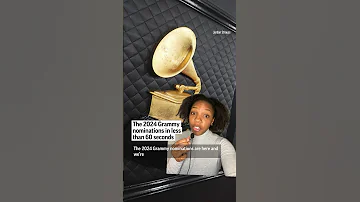 The 2024 Grammy nominations in less than 60 seconds