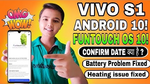 VIVO S1 ANDROID 10 & FUNTOUCH OS 10 UPDATE 💯😀💯|| VIVO S1 ANDROID 10 UPDATE || VIVO S1 NEW UPDATE