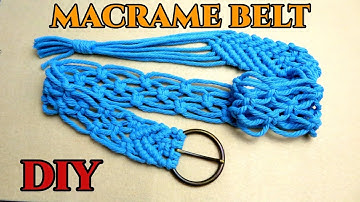 DIY Macrame Belt