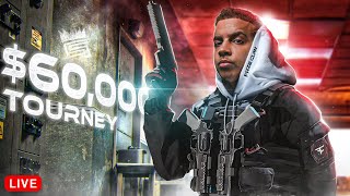 🔴 LIVE - $60,000 CALL OF DUTY WARZONE PRO LOBBY TOURNAMENT! (NEW TEAM)