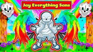 JAYGRAY SỞ HỮU THÀNH CÔNG BỘ GIÁP EVERYTHING SANS CỰC MẠNH TRONG MINECRAFT*JAY SANS TẤT CẢ MỌI THỨ 🌈