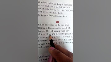 CLASS 2 EVS CH 8 FESTIVALS ARE FUN PART 1 AUGUST MONTH