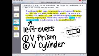5.5 Volume of Composite Figures