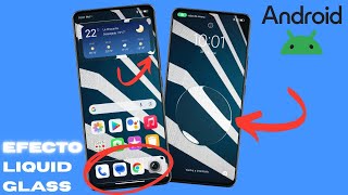 Download this Liquid Glass dock and effect on ANY Android